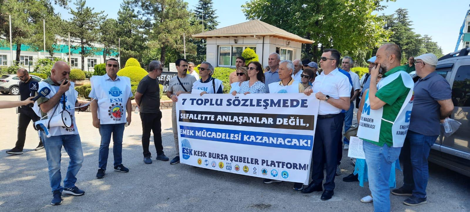 “Vahşi kapitalist düzen çökerken, altında kalan yine emek oluyor!”