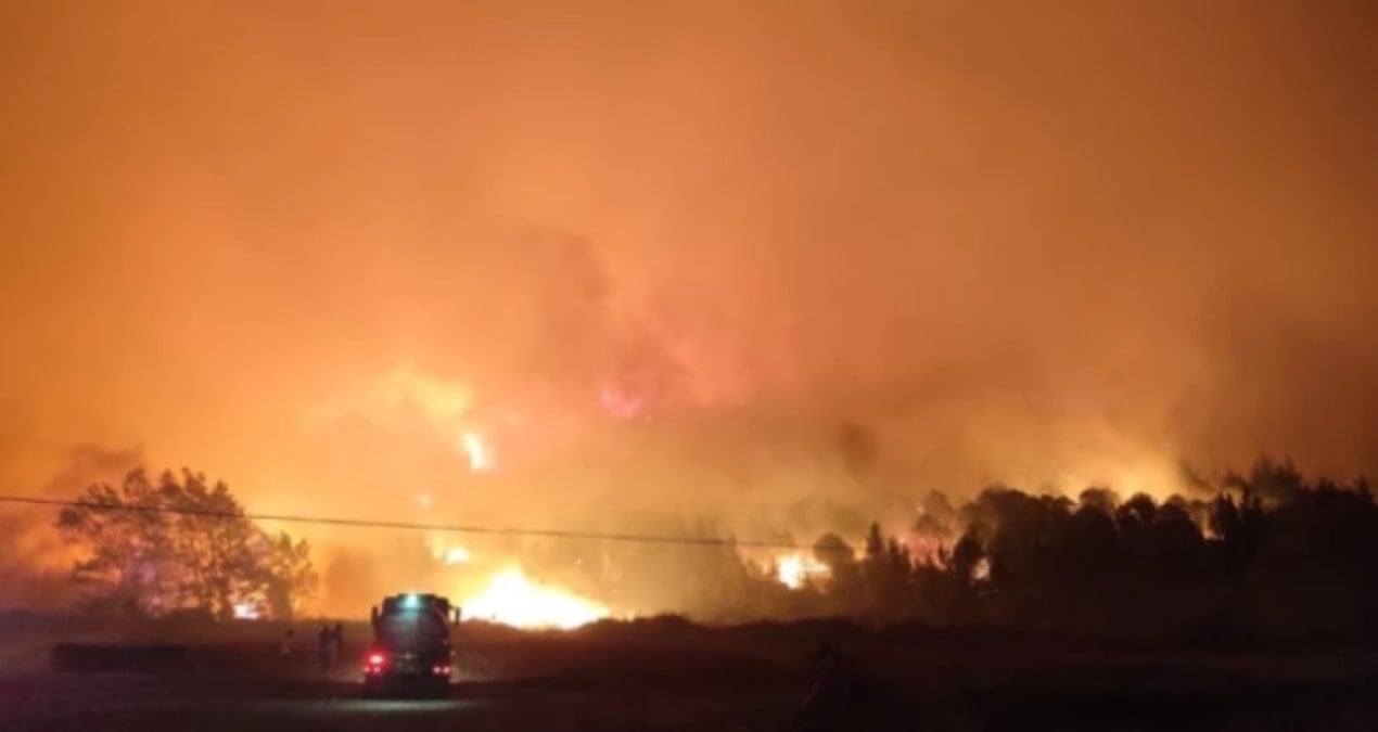 Bursa alevlere teslim oldu!