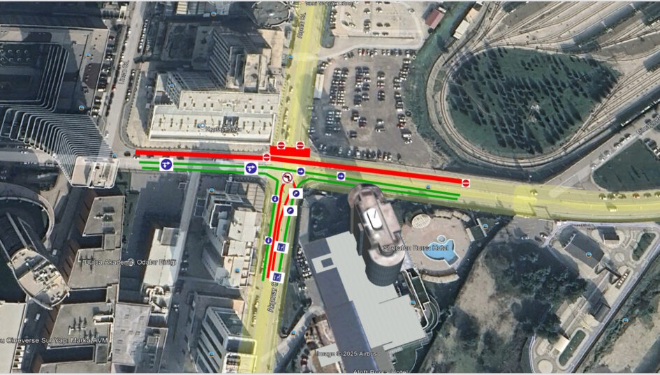 Bursa’da trafik düzenlemesi