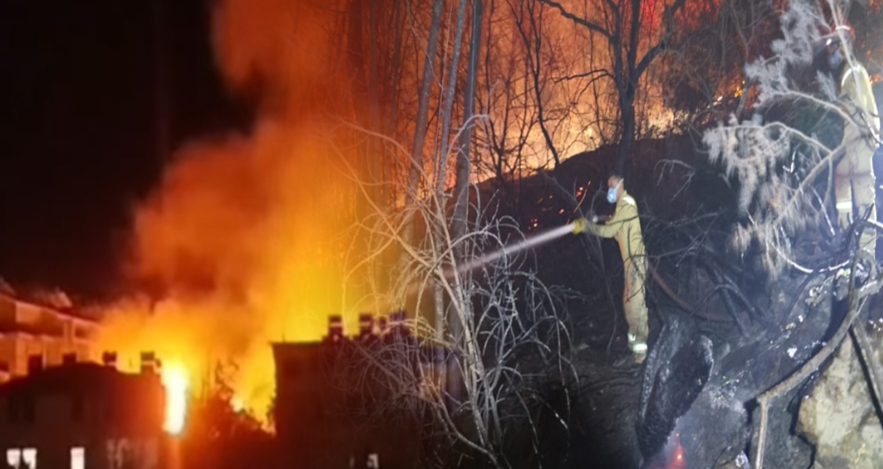 Köyceğiz yanıyor! Evler boşaltılmaya başlandı