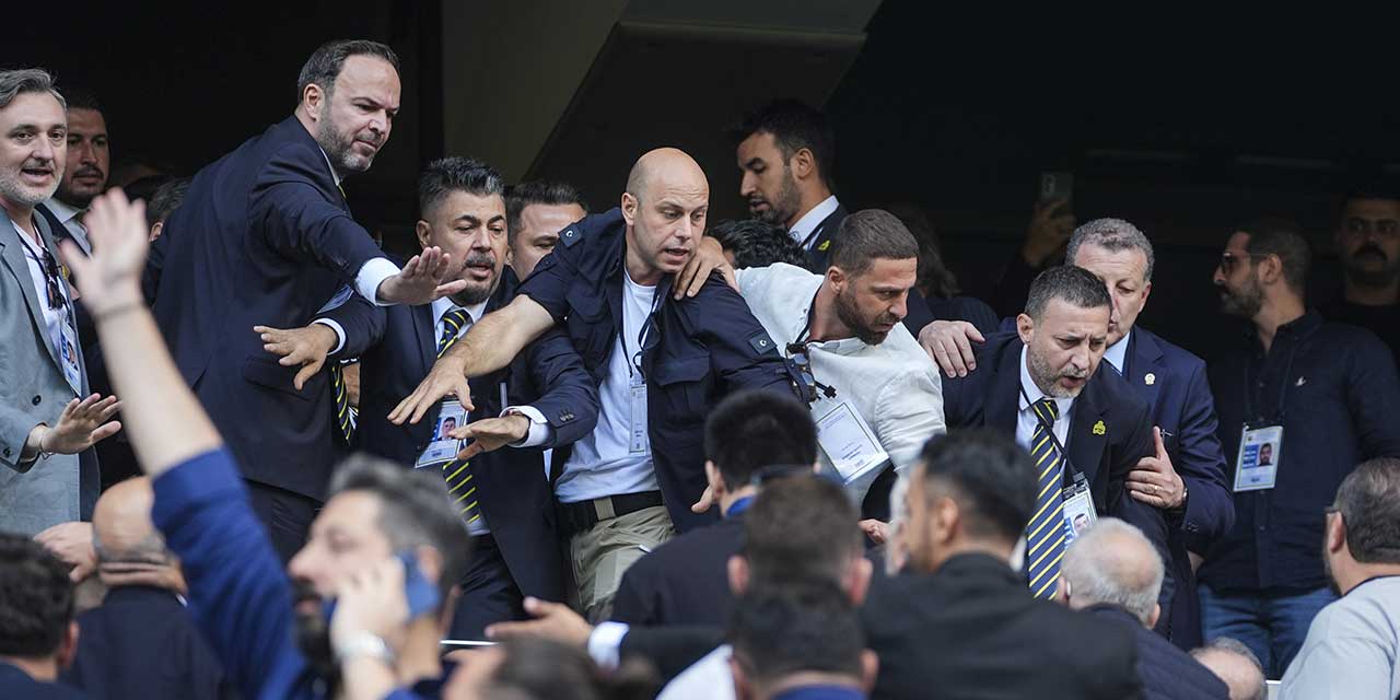 Sadettin Saran’ın üstüne kahve bardağı attılar