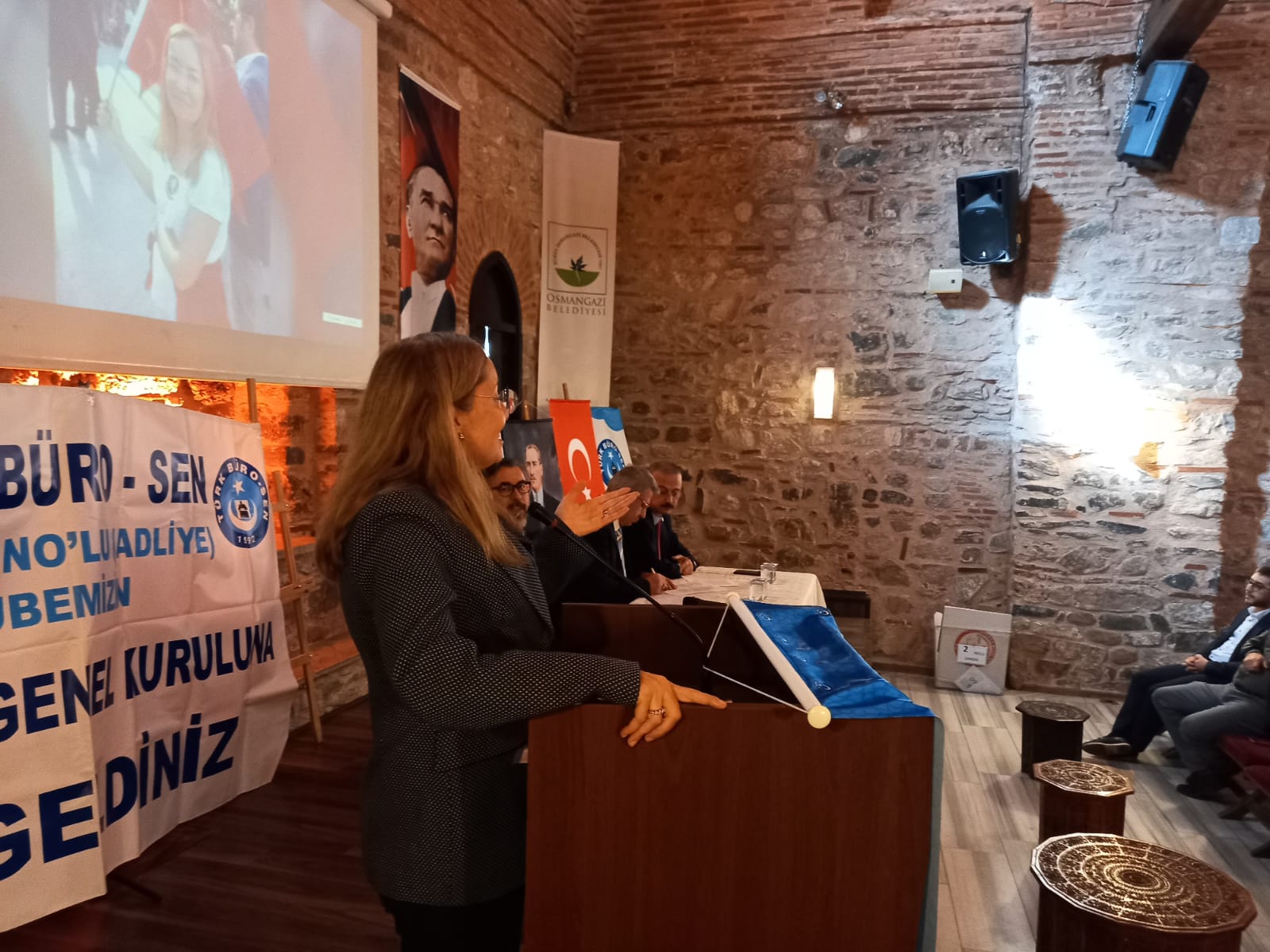 Türk Büro Sen Bursa 2 Nolu Şubede Dilşad Derya Peker Güven Tazeledi