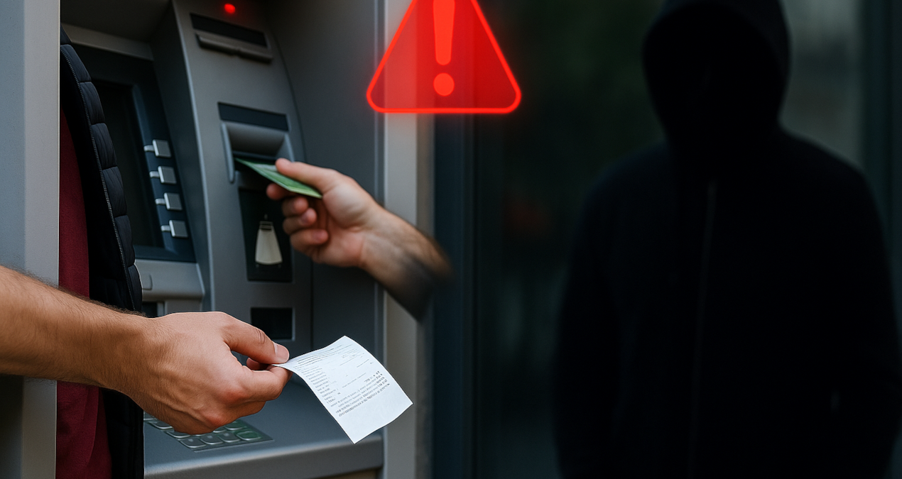 ATM’den para çeken herkes bu hatayı yapıyor