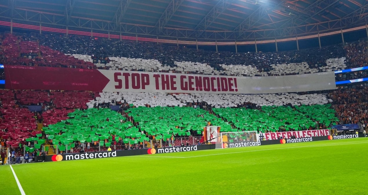 İsrail medyası Galatasaray’ın koreografisini UEFA’ya şikayet etti