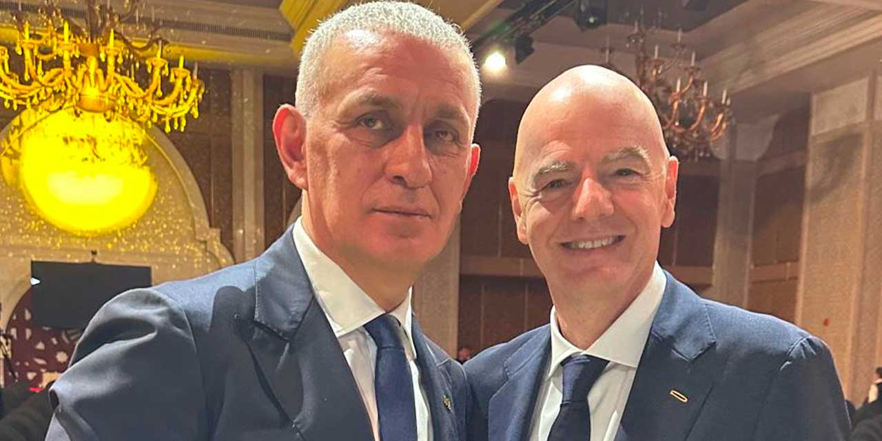 Hacıosmanoğlu Infantino görüşmesinde dikkat çeken detay