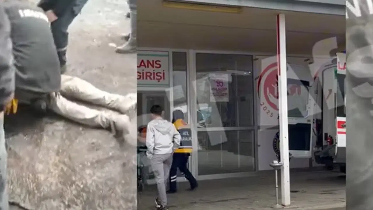 Kıl hissesi kurtuldular! kül kapağı açıldı: Termik santralde emekçiler iskeleden atlayarak kurtuldu