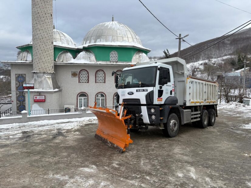 Nilüfer’de kar mesaisi
