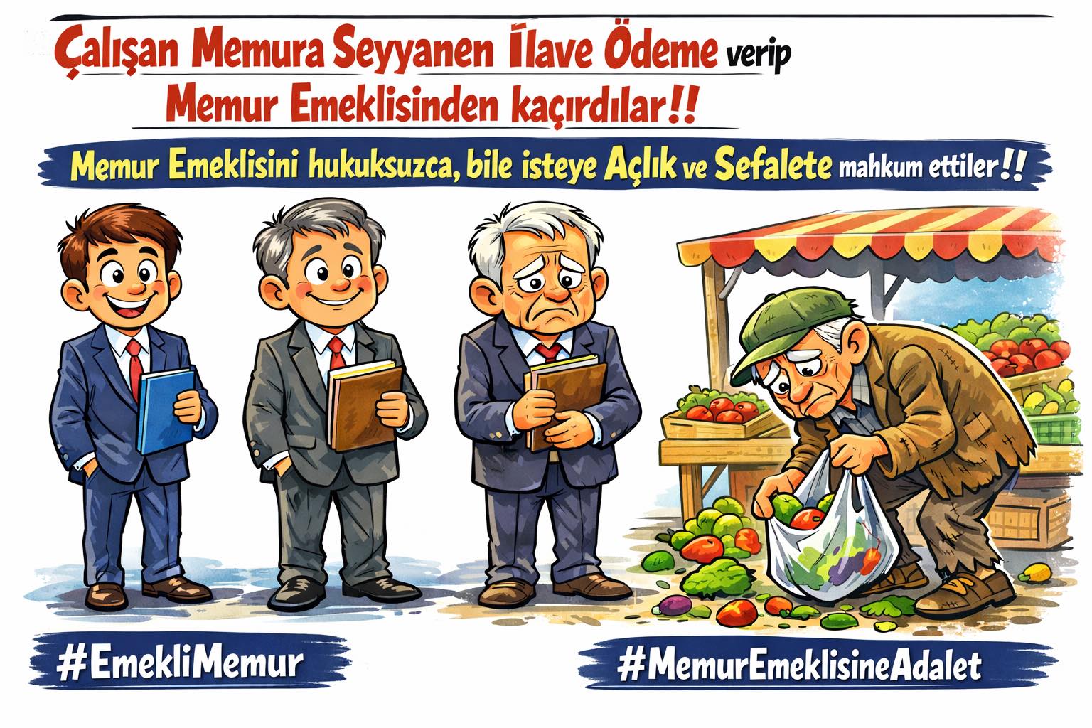 Memur Emeklilerine Seyyanen Artış Yansıtılmadı