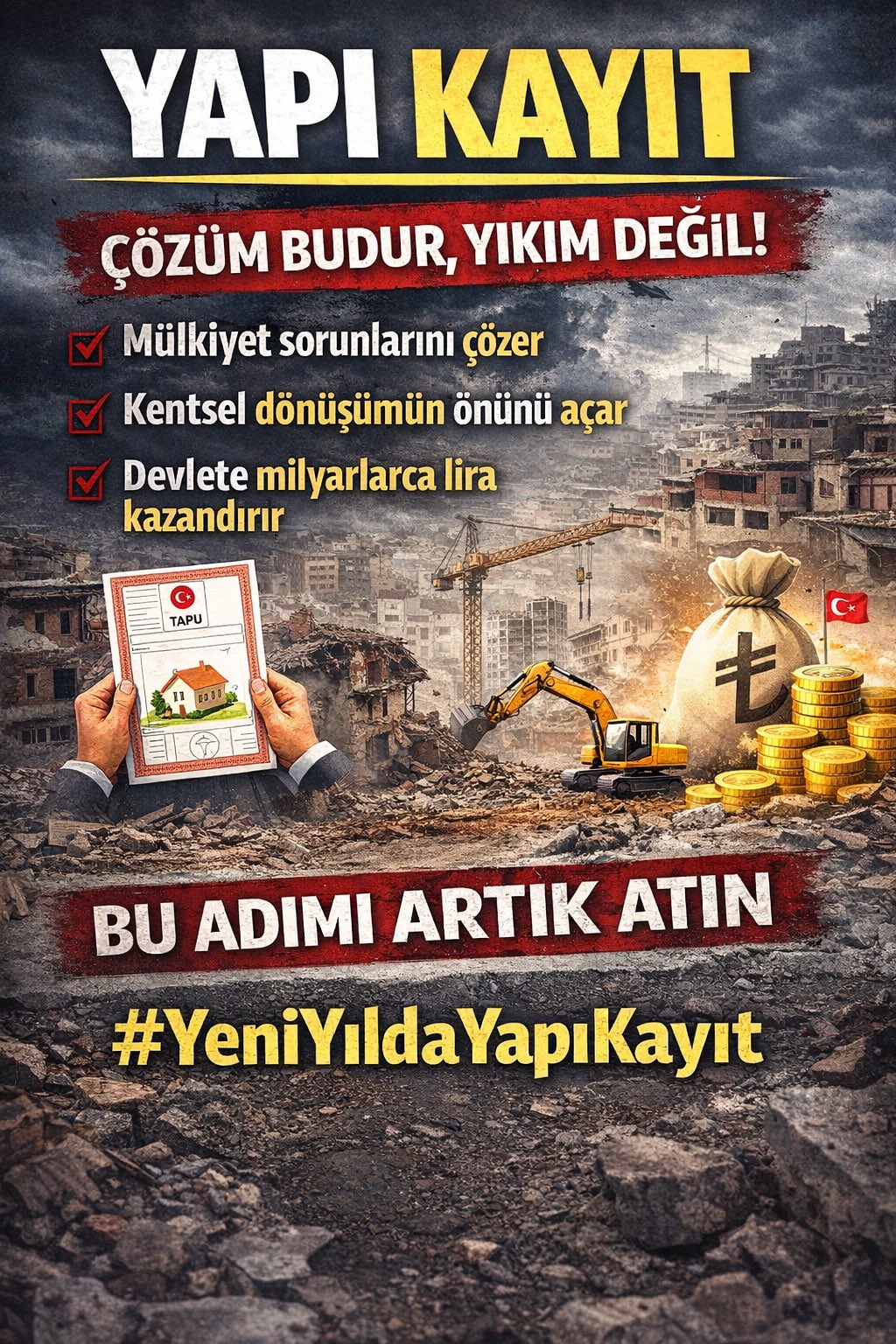 İmar Barışı Mağdurları TBMM’ye Seslendi!
