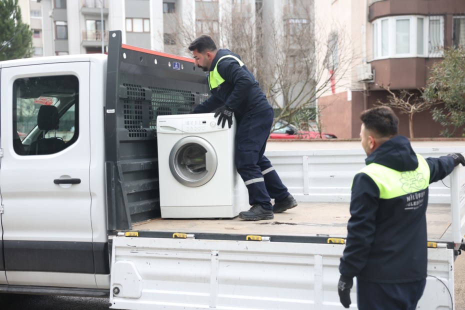 Nilüfer’de elektronik atıklar  kontrollü şekilde toplanıyor