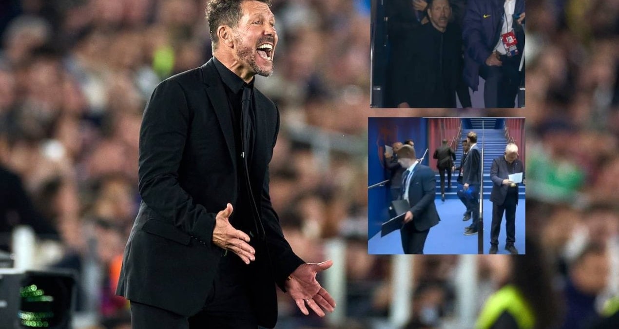 Simeone’nin tavırları olay oldu