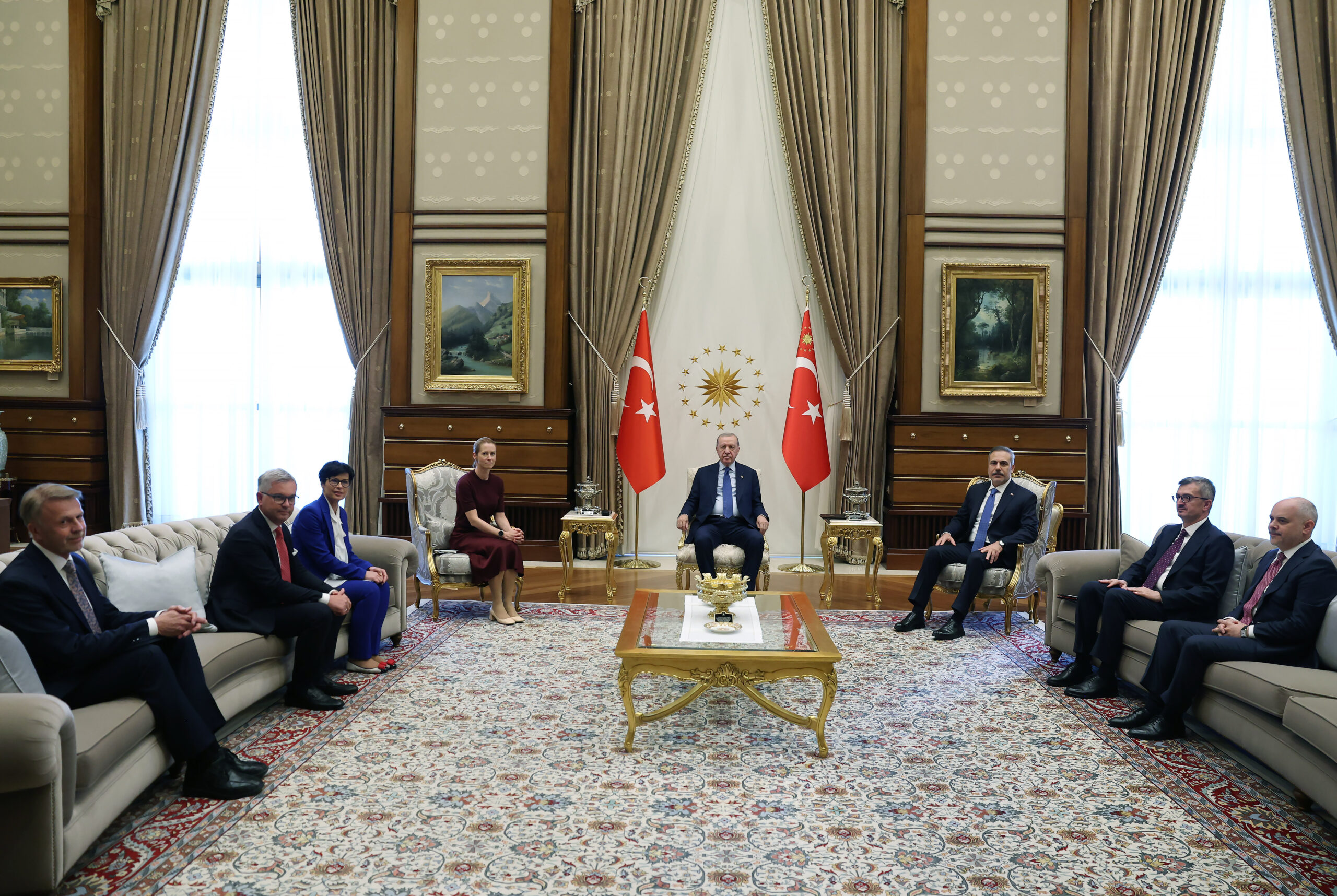 AB Heyeti Ankara’da Erdoğan ile Görüştü