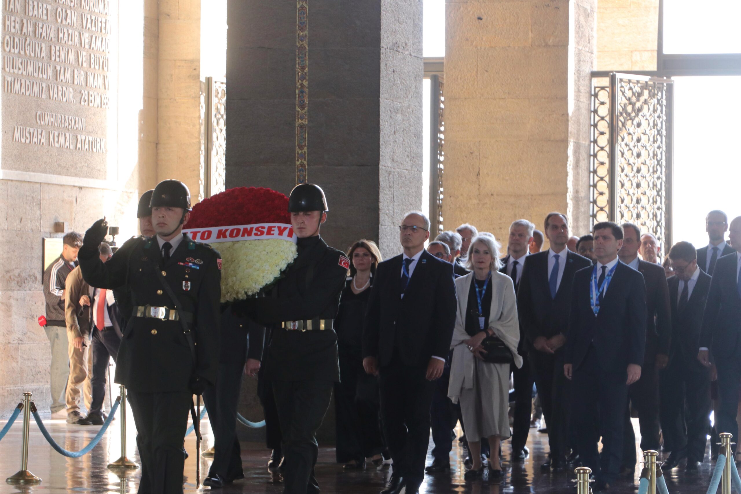 NATO Daimi Temsilcileri Anıtkabir Ziyareti