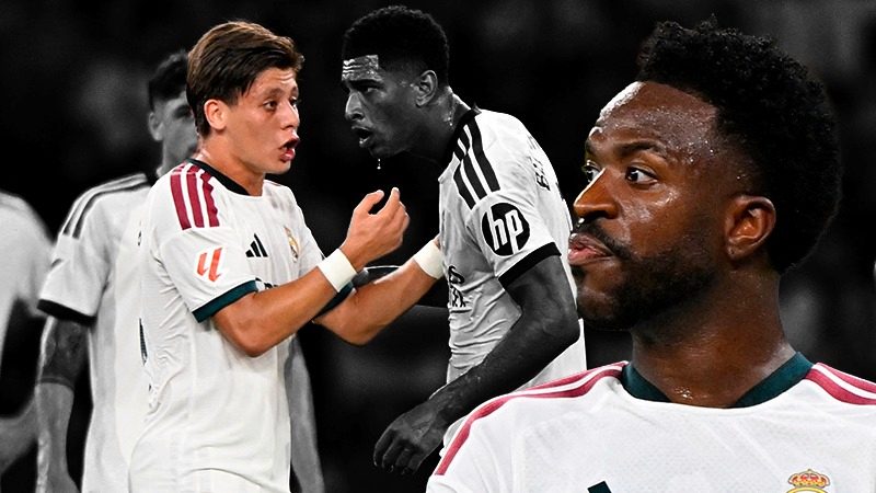 Vinicius ile Arda arasında gergin anlar