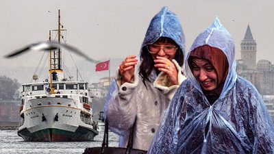 İstanbul ve Bölgelere Kuvvetli Yağış ve Fırtına Uyarısı