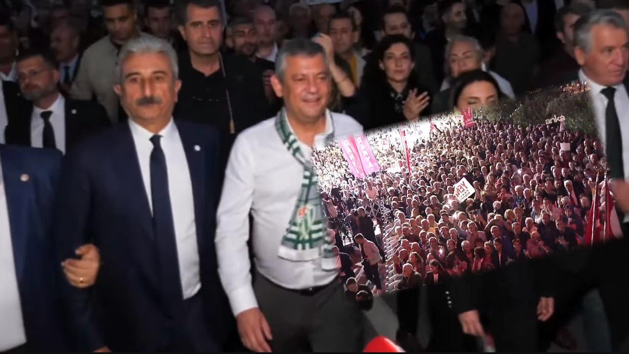 Özgür Özel Bursa’da Vatandaşlarla Yürüdü