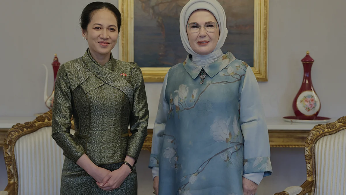 Emine Erdoğan ve Chanmony İstanbulda Buluştu