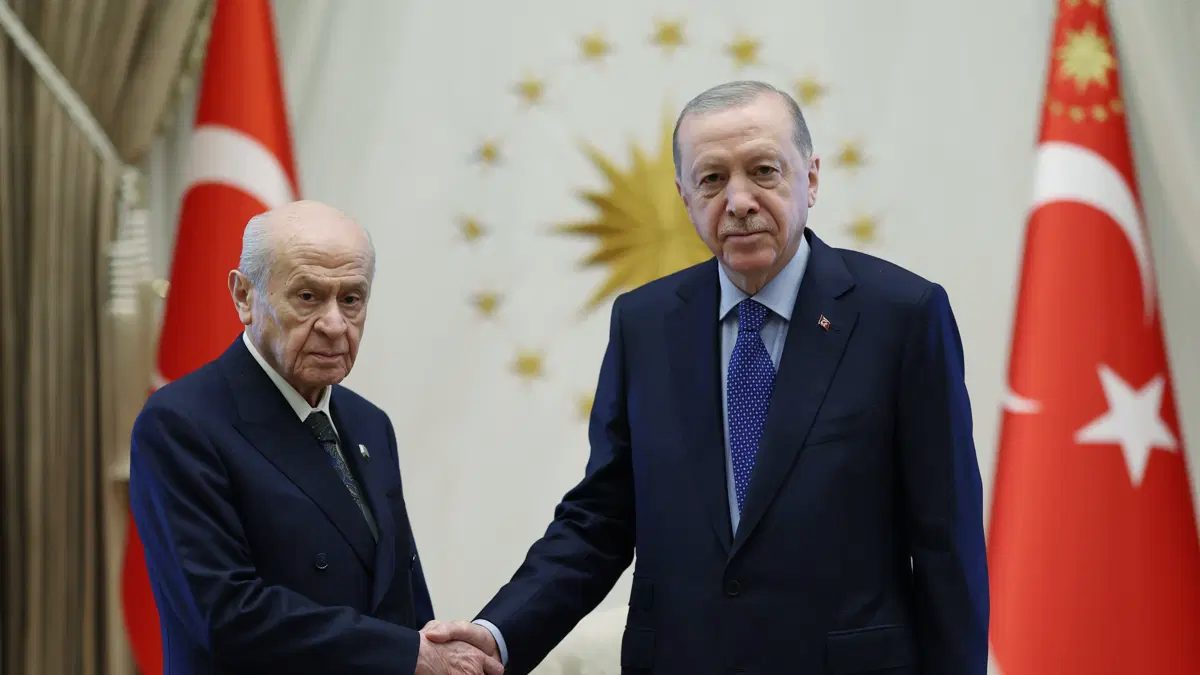 Erdoğan ve Bahçeli Beştepe’de Görüştü