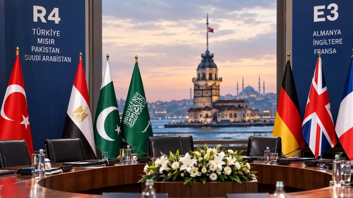 İstanbul’da yedi ülke dışişleri bakanı bir araya geldi