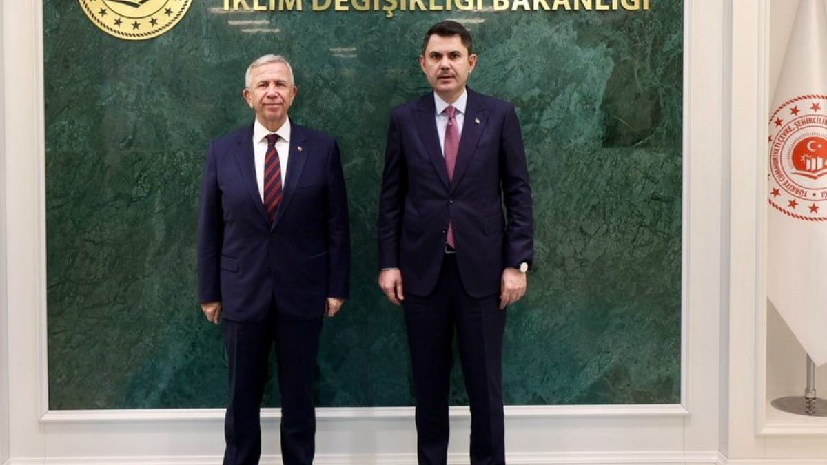 Murat Kurum, Mansur Yavaş ile görüştü